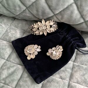 Vintage Crystal Jewelry Set